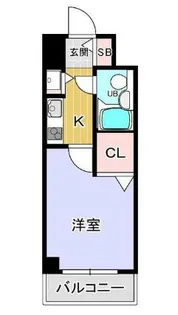 ジョイフル相模原第2【4階】の間取り