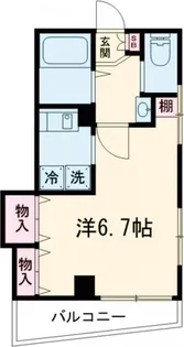 シャトレ宮町【4階】の間取り