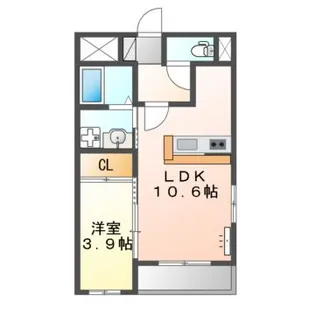 グランウッド南吹田【2階】の間取り