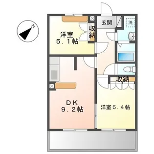 レインボーパレス【2階】の間取り