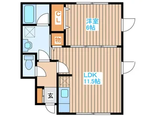 スワインガ-ムB【2階】の間取り