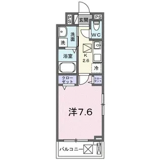 ラ ヴィーダ ヌエバ【1階】の間取り
