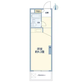サニーウェル小杉【2階】の間取り