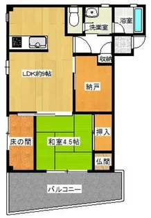 大硬ビル【1階】の間取り