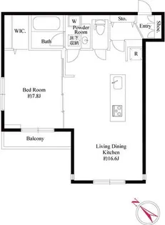 ViQuante【1階】の間取り