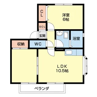 Le Couple【1階】の間取り