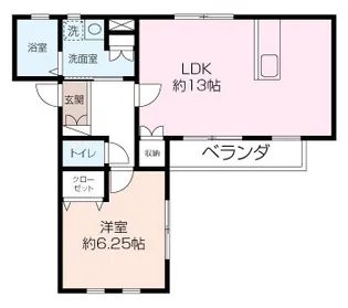 スロジェ六浦II【1階】の間取り