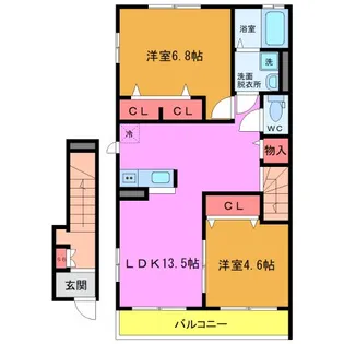 SUNSTREAM【2階】の間取り