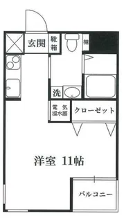 プラシードアープ【8階】の間取り