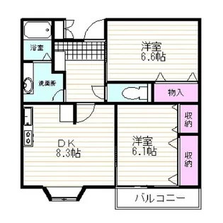 グリーンヴィラ【1階】の間取り