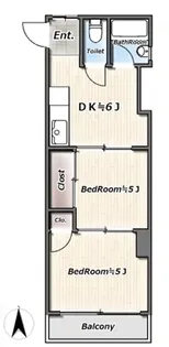 コスモマンション【3階】の間取り