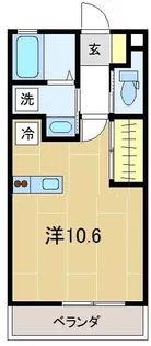 グランディール悠【1階】の間取り