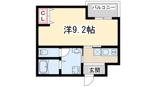 エヌエムキャラントユイットサウス【2階】の間取り