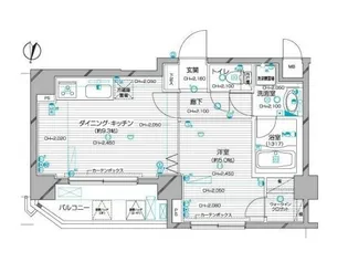 東京都千代田区麹町2【マンション】の間取り