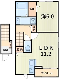 ハイムS【1階】の間取り