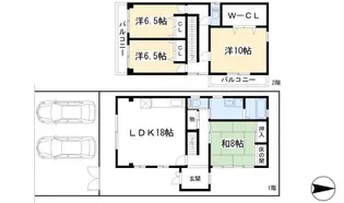 京都府京都市左京区下鴨梁田町【一戸建】の間取り