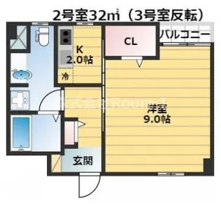 ミキハウス上本町【3階】の間取り