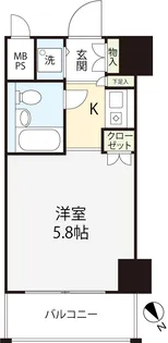 ルネ和田町【3階】の間取り