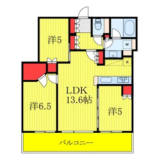 サウスゲートタワー川口【10階】の間取り