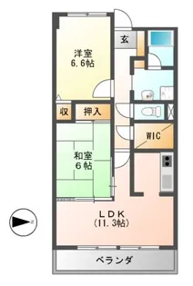 ステラコート【1階】の間取り