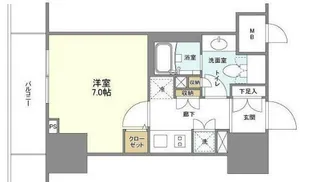 BLESS蔵前【5階】の間取り