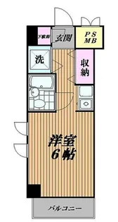 ライオンズマンション蒲田第3【2階】の間取り