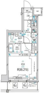 ディアレイシャス大森WEST【2階】の間取り