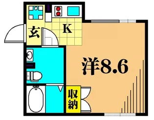 SOU大井町【4階】の間取り