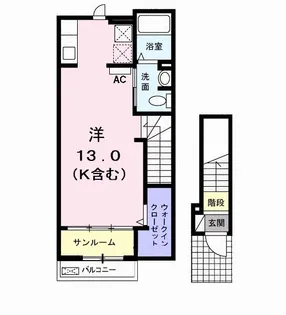 レ・プレジール【2階】の間取り