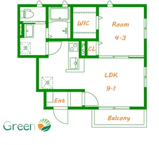 アネックス湘南【1階】の間取り