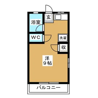 グリーンヒルC【1階】の間取り