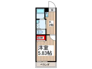 ロワジール新河岸【3階】の間取り