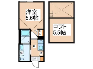 グリーンヒル長津田【2階】の間取り