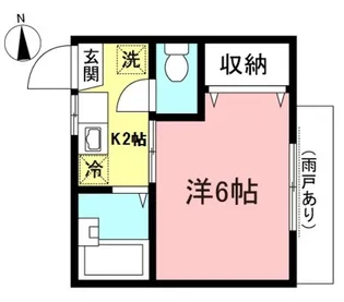 グレージュコーポ【1階】の間取り