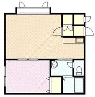 タウンズ神楽【2階】の間取り