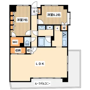 藤和ライブタウン玉川学園【5階】の間取り