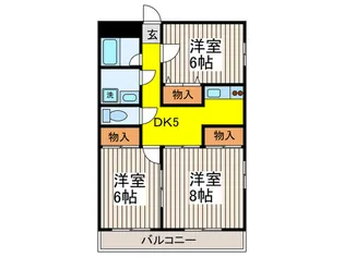 メゾン関目【3階】の間取り