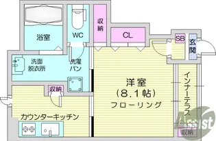 アメニティハイム【1階】の間取り