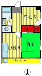 相模マンション【1階】の間取り