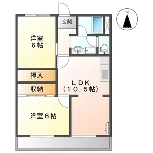 アメニティパーク柳下【3階】の間取り