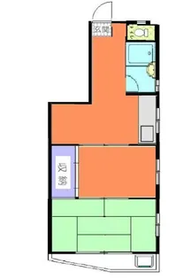 サンライズ嵯峨【2階】の間取り
