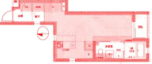 シエロ川崎【1階】の間取り