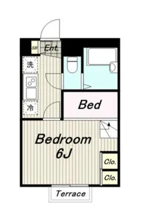 レオパレスアクシスII(29214)【2階】の間取り