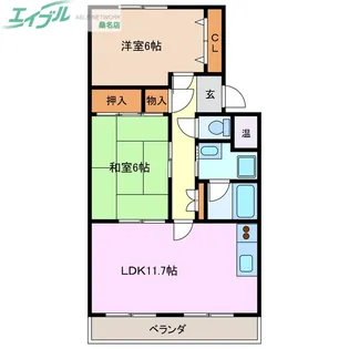 ファミーユ【2階】の間取り