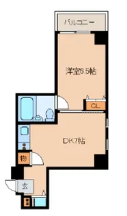 レジディア日本橋人形町【5階】の間取り