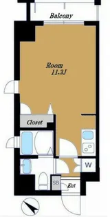 エクシム門前仲町【2階】の間取り