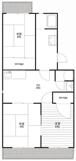 サンライズU【1階】の間取り