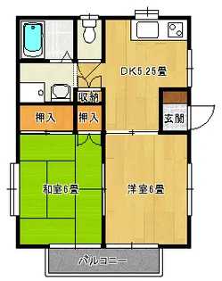 カーサTsuihiji3【2階】の間取り