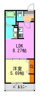 メゾン・ド・Plum蘇我【2階】の間取り