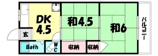 サンシャイン山ノ手【1階】の間取り